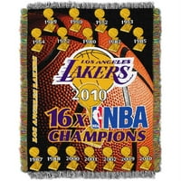 48 60 Komemorativne serije bacanje tapiserija, Lakers