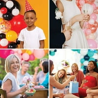 Baloni zakašnjele veličine, različitih duginih boja, prikladni za helij, vodu ili zrak, rođendanski Pribor