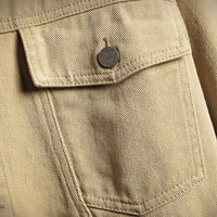 Muške jakne u donjem rublju lagane muške jesensko-zimske Ležerne modne traper jakne široka odjeća trend set alata