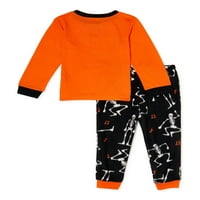 Toddler Unise podudaranje obiteljske ekipe Halloween pidžama, 2-komad seta