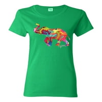Šarena Ženska majica s grafičkim printom u veličinama Kellie Plus veličine