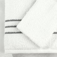 Glavne stanice meki i plišani dodirni pamučni putnički ručnik za kupanje, bijeli