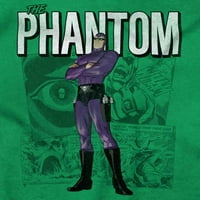 Phantom Retro stripovska majica za superheroj za muškarce ili žene Brisco Brands 4x