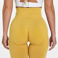 Ženske joga hlače Pune dužine jogging hlače visokog struka kombinezon Duge hlače za vježbanje u teretani ljubičaste