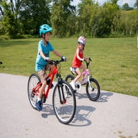 Dječji bicikl je jednostavan za sastavljanje, s uključenim zvonom, plavim