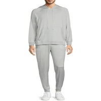 Muška raglan hoodie i jogger set za spavanje, veličine s-2xl, muške pidžame