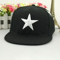Bejzbolska kapa od 3 i više godina s vezom s petokrakom zvijezdom za dječake i djevojčice, kapa s kratkim obodom