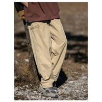 teretne hlače za muškarce, lagane izviđačke hlače za ribolov, Safari, kampiranje, putovanja, kaki, aa