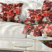 Dizajnerska apstraktna pozadina s crvenim cvjetovima-apstraktni jastuk-18.18