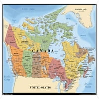 Karta plakata na kanadskom zidu, 22.375 34