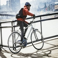 Schwinn Network 6C Hibridni bicikl, brzine, okvir srednjeg muškog stila, 700C kotači, sivi