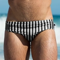 Muški seksi bikini, kratki kupaći kostimi, kupaći kostimi, donje rublje za plažu s podstavom i printom;