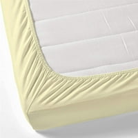 Set posteljine-Ravna plahta, ugradbena plahta s dubokim džepom od 12 inča i jastučnice – egipatski pamuk