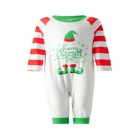 Asashitenel božićna pidžama obiteljski božićni podudaranje pjs jammies vrh + hlače postavljene za parove djeca