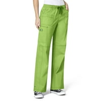 Ženske teretne hlače s Više džepova Od zelene jabuke