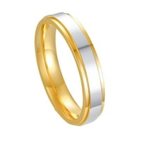Prstenovi za žene prstenasti čelik parni nehrđajući sjajni Titan Prodaja modnih zlatnih prstenova prstenovi za