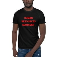 Crveni menadžer za ljudske resurse majice s kratkim rukavima po nedefiniranim darovima