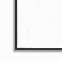 Stupell Industries pravila kupaonice Kontrolni popis Grafička umjetnost crna uokvirena umjetnička tiskana zidna