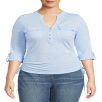 Nema granica juniora plus size mation Henley Top