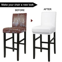 Jedinstvene ponude za vodootporne barske stolice za kratku stražnju stolicu bijelu boju