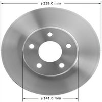 PREMIUM PRT - Disc Brake Rotor Fits select: 1992- CHEVROLET CAVALIER, 1995- PONTIAC SUNFIRE