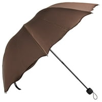 Lagana kompaktna najlonska kišobrana otporna na vjetrove s rubovima i laganim otvorenim gumbom