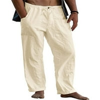Capreze muške garding plaže hlače elastično struka joga dnevni boravak padžame pidžame hlače
