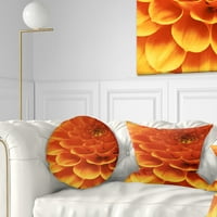Dizajnerske tamno apstraktne žute latice cvijeća-cvjetni jastuk-18.18
