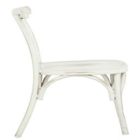 Sklopiva stolica, bijela s ogrebotinama, set od 2