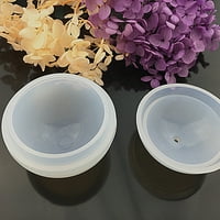 Prozirni sferni oblici silikonske ladice za suho cvijeće kristalni ljepljivi kalup za ukrašavanje Uradi Sam Izrada