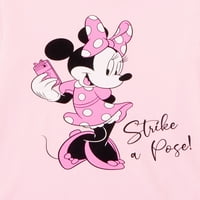 Minnie Mouse Girls Grafička majica s dugim rukavima, veličine 4-16