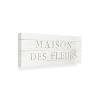 Zaštitni znak likovna umjetnost 'Maison des Fleurs ix' Canvas Art by Danhui Nai