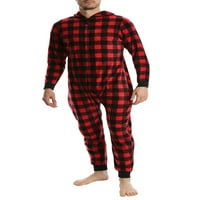 Muška pidžama za spavanje s dugim rukavima