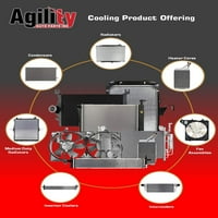 Agility auto dijelovi sklop ventilatora za hlađenje motora za modele specifičnih za Honda