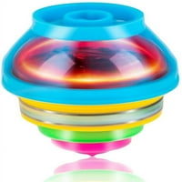 Svjetlosni vrhovi za djecu treptaju LED Gyro Peg-Top Spinner Toys Bulk Glow