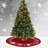 Anvazise božićno drvce suknja okrugli crtić print debljini čipkasti čipkasti scena Izgled rezistentna zabava za
