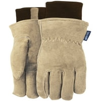 Srednje zapadne rukavice obložene kožom s manžetom xl