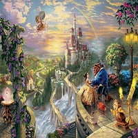 Ceaco Disney Kinkade Beauty and The Beast koji se zaljubljuju zagonetka