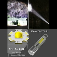 Xewsqmlo ip vodootporna kabina LED mini svjetiljka Teleskopska zum 1500mAh vanjska rasvjeta