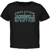 Ponosan nitko ne voli majicu Jacksonville Black Toddler - 3T