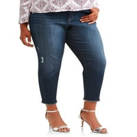 Terra & Sky Women's Plus Pocket Skinny Jean