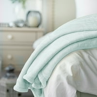 Luksuzna flanelska Plišana deka od mikrovlakana topla pahuljasta super mekana jednobojna lagana deka od 250 inča