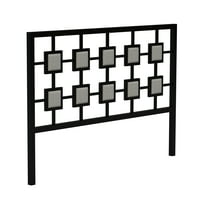 AUKFA Metalni okvir kreveta, platforma veličine kraljice modernog stila, nije potrebno BO proljeće, s kvadratnim