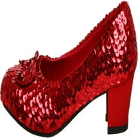 Judy Red Sequin Shoes Child 'Child Costime pribor