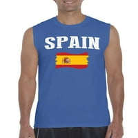 2-muška majica s grafičkim printom Bez rukava, veličine do 3 inča - Španjolska
