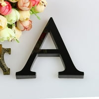 Akrilno ogledalo engleska abeceda slova od 3 inča ogledalo Akrilna zidna naljepnica naljepnice Kućni dekor Zidna