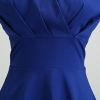 Plus-size haljine za žene Ženska moda Ženska haljina s patentnim zatvaračem u obliku slova u obliku slova u, jednobojna