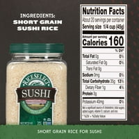 Riža odaberite sushi rižu, visokokvalitetnu sushi rižu kratkog zrna, limenku od kilograma