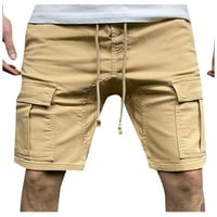 HOT6SL radne kratke hlače za muškarce, ljetne lagane kratke hlače na otvorenom pamučno nevolje oprani stil