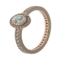 Klasični elegancijski prsten, Rose & Clear CZ 180946CZ- EU 4. SAD